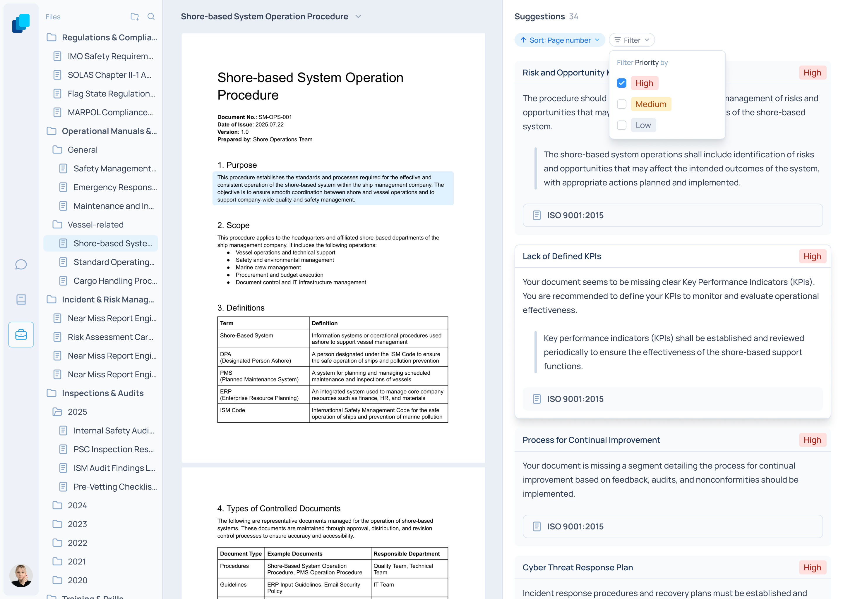 MarinaDocs product screenshot